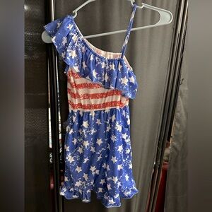 Girls 7/8 4th of July romper